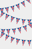 Izlanda Triangular Flag Bunting - 50 Meters Premium Pennant Flags for Party Decoration | Professional Quality Raschel Fabric