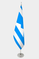 Karachay-Balkar Official Indoor Flag — Double Satin, Chrome Pole