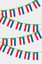 Guirlande de drapeaux rectangulaires de la Khakassie 50 m