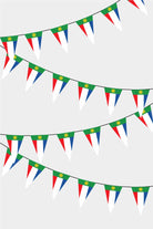 Guirlande de drapeaux triangulaires de la Khakassie 50 m
