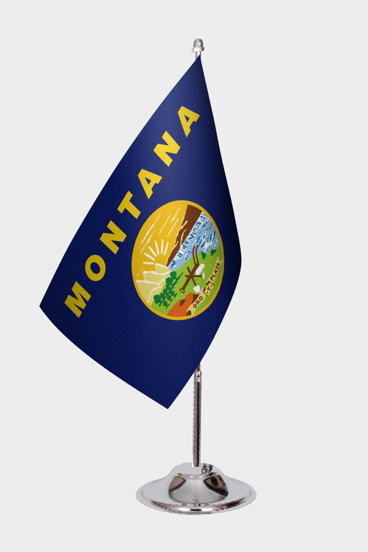 Montana State Desk Flags — Full View