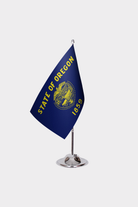 Oregon State Desk Flags — Double Satin