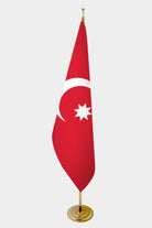 Drapeau officiel d'intérieur de l'Empire ottoman — mât doré all-groups