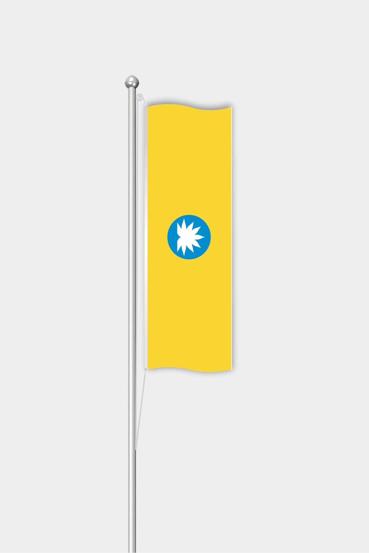 Drapeau vertical de la Kalmoukie pour l'extérieur