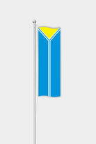 Outdoor Vertical Tuva Flag — Polyester