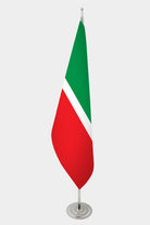 Drapeau officiel d'intérieur du Tatarstan — mât chromé