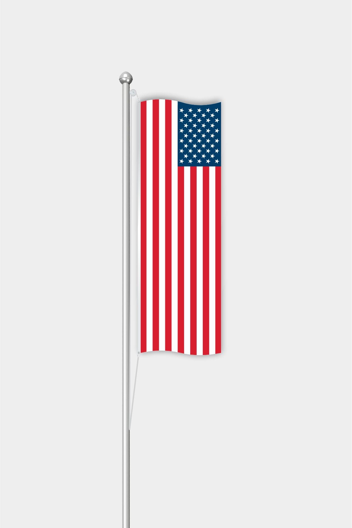 Outdoor Vertical USA Flag — Polyester