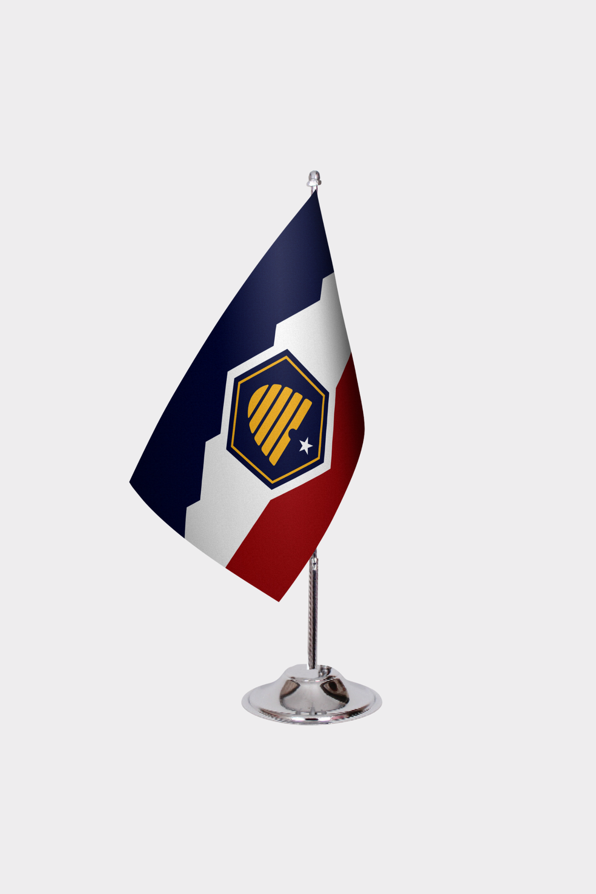 Utah State Desk Flags — Double Satin