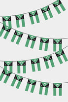 Western Thrace Rectangular Flag Bunting - 50 Meters Premium String Flags for Party Decoration | Professional Quality Raschel Fabric