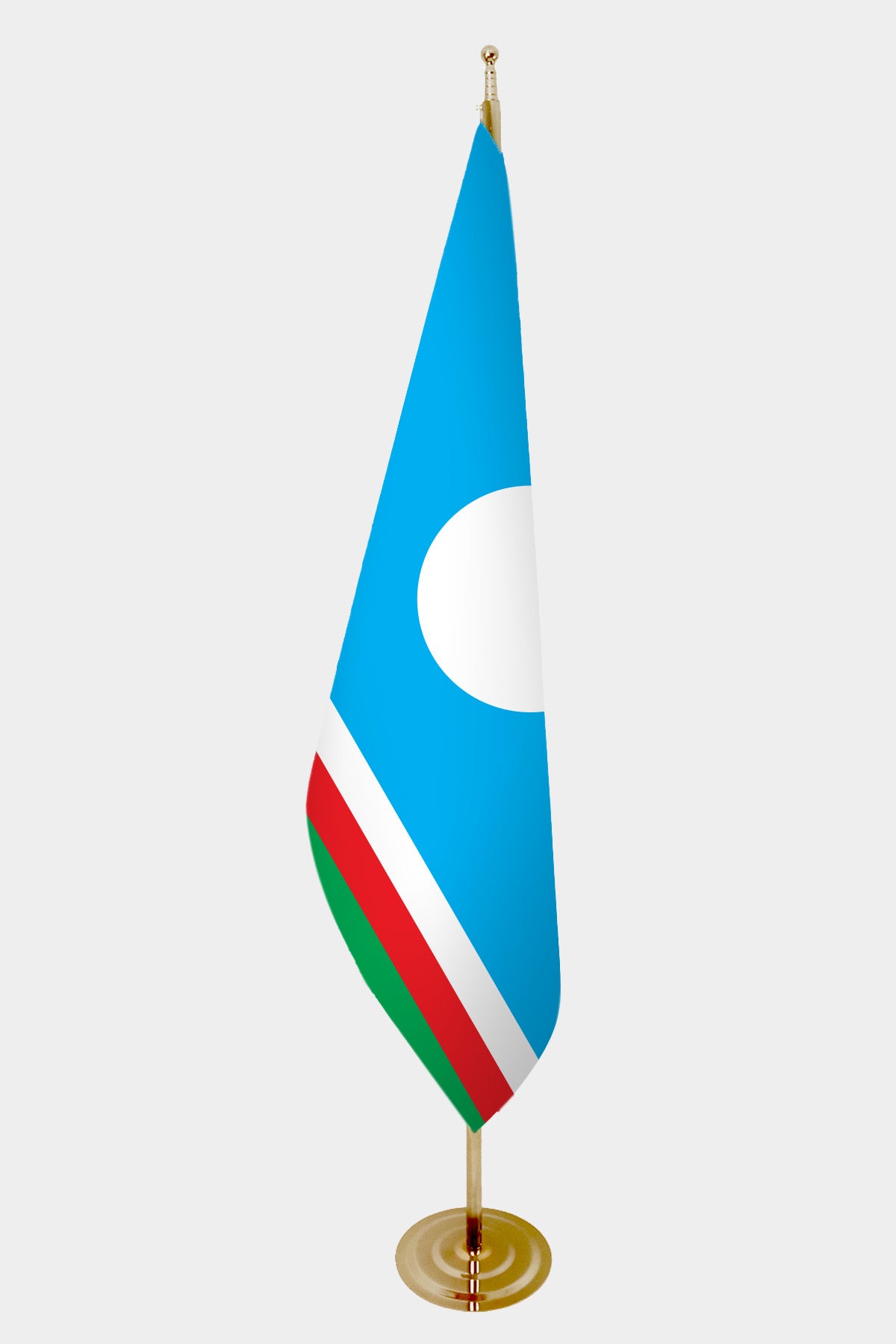 Yakutia Official Indoor Flag — Gold Pole all-groups