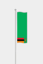 Outdoor Vertical Zambia Flag — Polyester