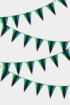 Guirlande de drapeaux triangulaires de Zanzibar 50 m